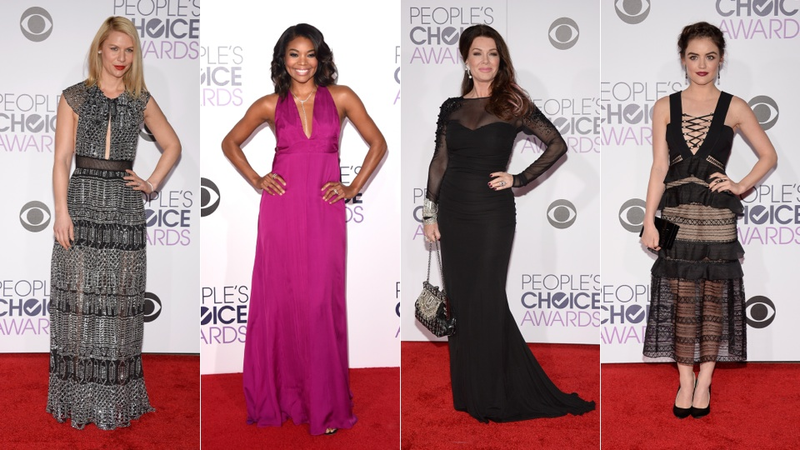 Illustration for article titled Voluminous Drapes, Clean Cuts & Some Balmain at the Peoples' Choice Awards